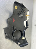 2005 C6 CORVETTE DRIVER LH REAR QUARTER PANEL SPEAKER COVER TRIM BLACK OEM #106