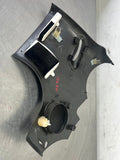 2005 C6 CORVETTE PASSENGER RH REAR QUARTER PANEL SPEAKER COVER BLACK OEM #106