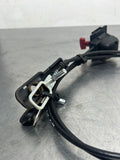 2005 C6 CORVETTE RH PASSENGER SEAT BACK RECLINE RELEASE RED WITH CABLES OEM #54