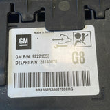 08 - 09 PONTIAC G8 OCCUPANT SENSOR MODULE OEM 92221553