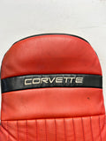 97-04 C5 CORVETTE RH PASSENGER SEAT BACK CUSHION INSERT AFTERMARKET RED/BLK #158