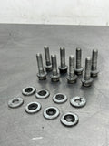 05-13 C6 CORVETTE LF RF LEFT FRONT AND RIGHT FRONT UPPER CONTROL ARM BOLTS OEM