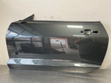 2017 CAMARO SS FRONT LH DRIVER SIDE DOOR NIGHTFALL GRAY METALLIC OEM #114
