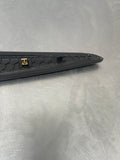 2017 C7 CORVETTE CENTER CONSOLE LH TRIM BLACK W/ WHITE STITCH OEM 23146050 #77