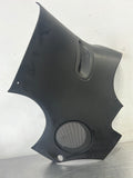 2005 C6 CORVETTE DRIVER LH REAR QUARTER PANEL SPEAKER COVER TRIM BLACK OEM #106