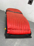 97-04 C5 CORVETTE RH PASSENGER SEAT BACK CUSHION INSERT AFTERMARKET RED/BLK #158