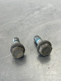 2008 C6 CORVETTE FRONT CALIPER BOLTS ONE SIDE 2 BOLTS OEM