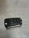 2010-2016 CAMARO 4 BUTTON FOLDING KEY FOB OEM 13500222 #3295
